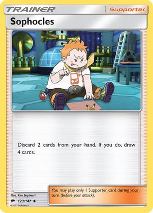Sophocles - 123/147 [SM - Burning Shadows] Reverse Holofoil