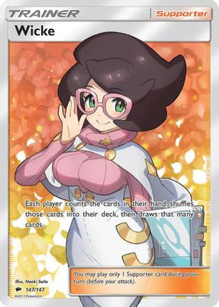 Wicke (Full Art) - 147/147 [SM - Burning Shadows] Holofoil
