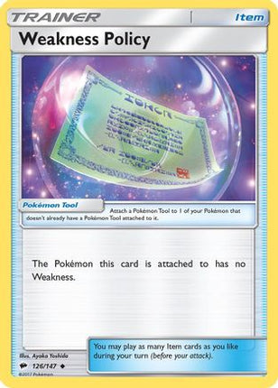 Weakness Policy - 126/147 [SM - Burning Shadows]