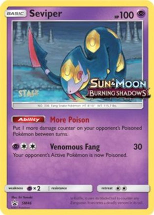 Seviper - SM46 (Prerelease) [Staff] - null/null [SM Promos] Holofoil