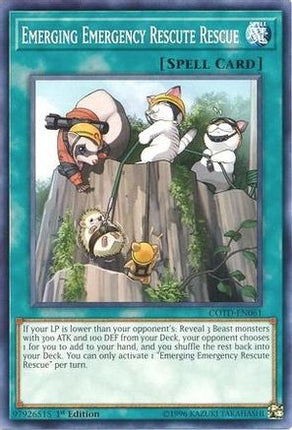Emerging Emergency Rescute Rescue (Common / Short Print) [COTD-EN061] 1st Edition