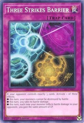 Three Strikes Barrier (Common / Short Print) [COTD-EN067] 1st Edition