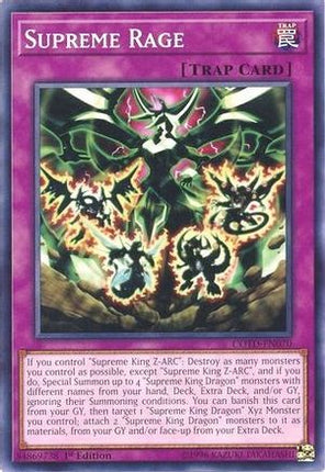 Supreme Rage (Common / Short Print) [COTD-EN070] 1st Edition