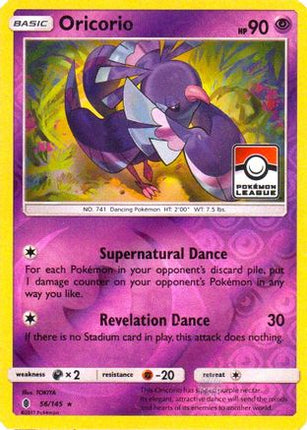Oricorio - 56/145 (Pokemon League) [League & Championship Cards] Reverse Holofoil