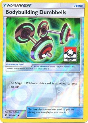 Bodybuilding Dumbbells - 113/147 (League Cup) [League & Championship Cards] Reverse Holofoil