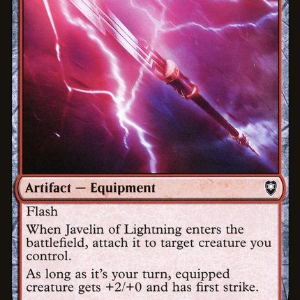 Javelin of Lightning [Commander Legends: Battle for Baldur's Gate]
