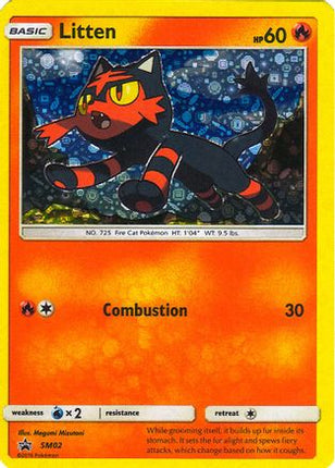 Litten - SM02 (General Mills Promo) - SM02/null [Miscellaneous Cards & Products] Holofoil