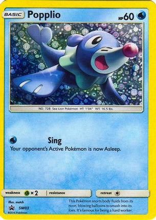 Popplio - SM03 (General Mills Promo) - SM03/null [Miscellaneous Cards & Products] Holofoil