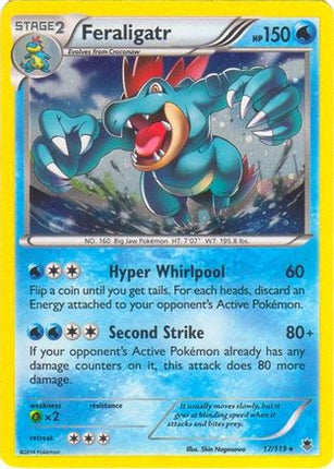 Feraligatr - 17/119 (Cosmos Holo) [Blister Exclusives] Holofoil
