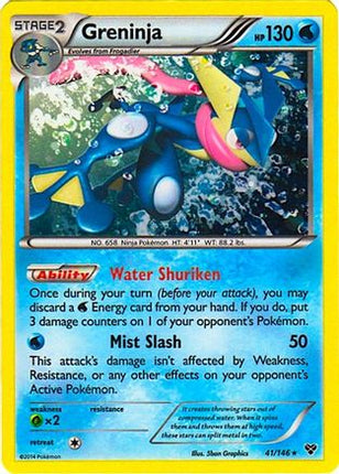 Greninja - 41/146 (Cosmos Holo) [Blister Exclusives] Holofoil