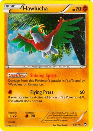 Hawlucha - 63/111 (Cosmos Holo) [Blister Exclusives] Holofoil