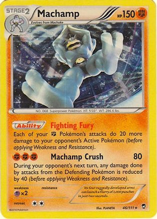 Machamp - 46/111 (Cosmos Holo) [Blister Exclusives] Holofoil