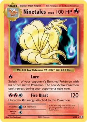 Ninetales - 15/108 (XY Evolutions) (Non-Holo) [Deck Exclusives]