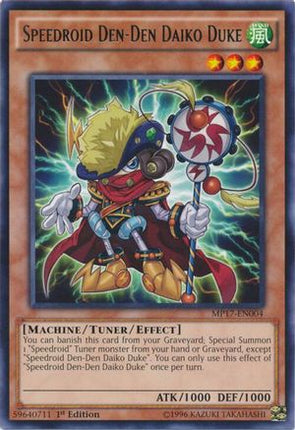 Speedroid Den-Den Daiko Duke (Rare) [MP17-EN004] 1st Edition