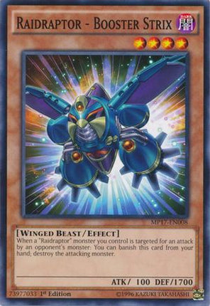 Raidraptor - Booster Strix (Common / Short Print) [MP17-EN008] 1st Edition