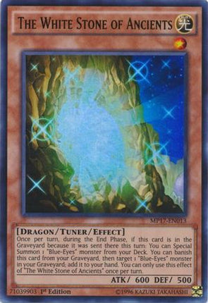 The White Stone of Ancients (Ultra Rare) [MP17-EN013] 1st Edition