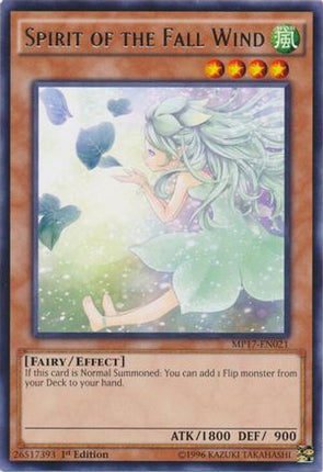 Spirit of the Fall Wind (Rare) [MP17-EN021] 1st Edition