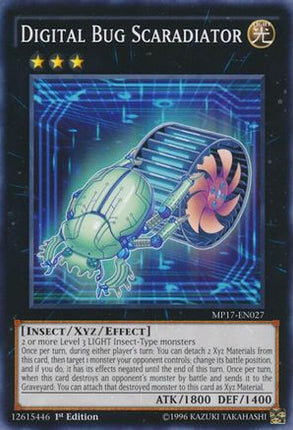 Digital Bug Scaradiator (Common / Short Print) [MP17-EN027] 1st Edition