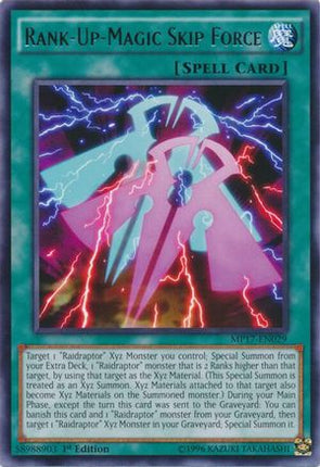 Rank-Up-Magic Skip Force (Rare) [MP17-EN029] 1st Edition