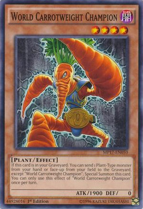 World Carrotweight Champion (Common / Short Print) [MP17-EN050] 1st Edition