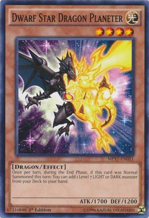 Dwarf Star Dragon Planeter (Common / Short Print) [MP17-EN051] 1st Edition
