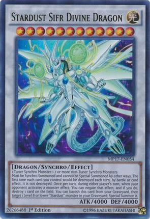 Stardust Sifr Divine Dragon (Ultra Rare) [MP17-EN054] 1st Edition