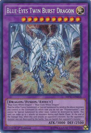 Blue-Eyes Twin Burst Dragon (Secret Rare) [MP17-EN056] 1st Edition