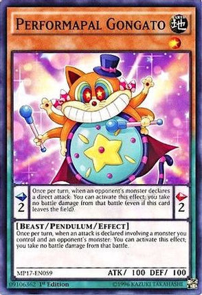 Performapal Gongato [MP17-EN059] Common