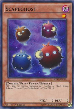 Scapeghost (Common / Short Print) [MP17-EN084] 1st Edition