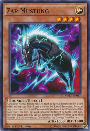 Zap Mustung (Common / Short Print) [MP17-EN087] 1st Edition