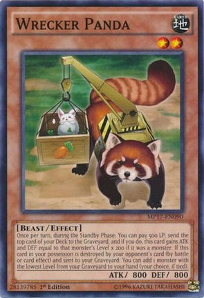 Wrecker Panda (Common / Short Print) [MP17-EN090] 1st Edition
