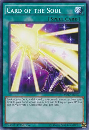 Card of the Soul (Common / Short Print) [MP17-EN107] 1st Edition