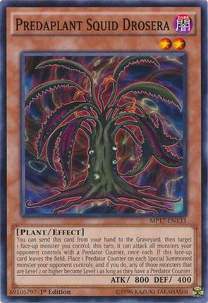 Predaplant Squid Drosera (Common / Short Print) [MP17-EN133] 1st Edition