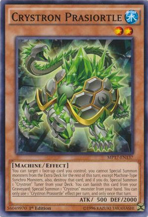 Crystron Prasiortle (Common / Short Print) [MP17-EN137] 1st Edition
