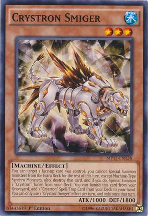 Crystron Smiger (Common / Short Print) [MP17-EN138] 1st Edition