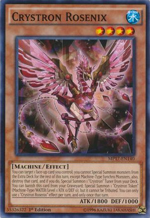 Crystron Rosenix (Common / Short Print) [MP17-EN140] 1st Edition