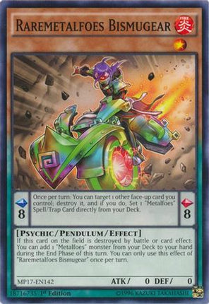 Raremetalfoes Bismugear (Common / Short Print) [MP17-EN142] 1st Edition