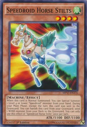 Speedroid Horse Stilts (Common / Short Print) [MP17-EN176] 1st Edition