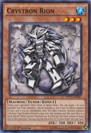 Crystron Rion (Common / Short Print) [MP17-EN187] 1st Edition