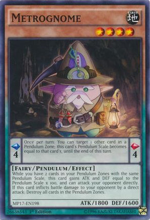 Metrognome (Common / Short Print) [MP17-EN198] 1st Edition