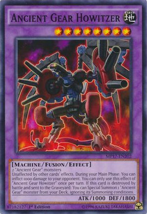 Ancient Gear Howitzer (Common / Short Print) [MP17-EN202] 1st Edition