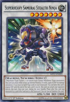 Superheavy Samurai Stealth Ninja (Rare) [MP17-EN203] 1st Edition