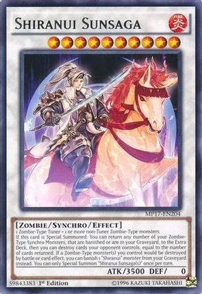 Shiranui Sunsaga [MP17-EN204] Rare