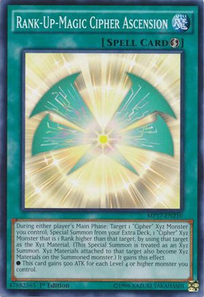 Rank-Up-Magic Cipher Ascension (Common / Short Print) [MP17-EN210] 1st Edition