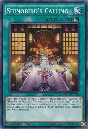 Shinobird's Calling [MP17-EN213] Common
