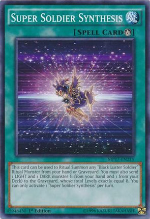 Super Soldier Synthesis (Common / Short Print) [MP17-EN215] 1st Edition