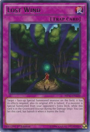 Lost Wind (Rare) [MP17-EN220] 1st Edition