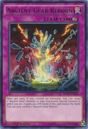 Ancient Gear Reborn (Rare) [MP17-EN222] 1st Edition