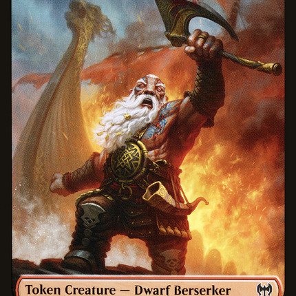 Dwarf Berserker [Kaldheim Tokens]