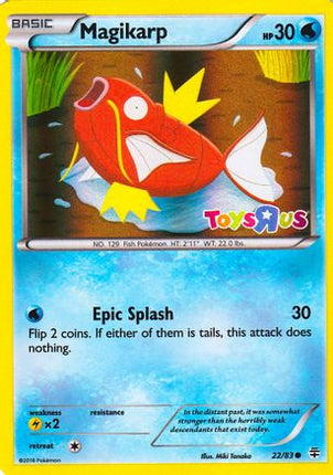 Magikarp - 22/83 (Toys R Us Promo) [Miscellaneous Cards & Products] Holofoil